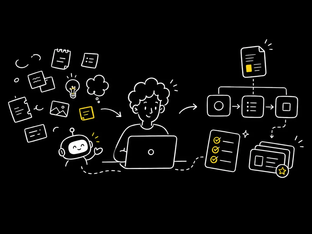 AI workflow pain points illustration