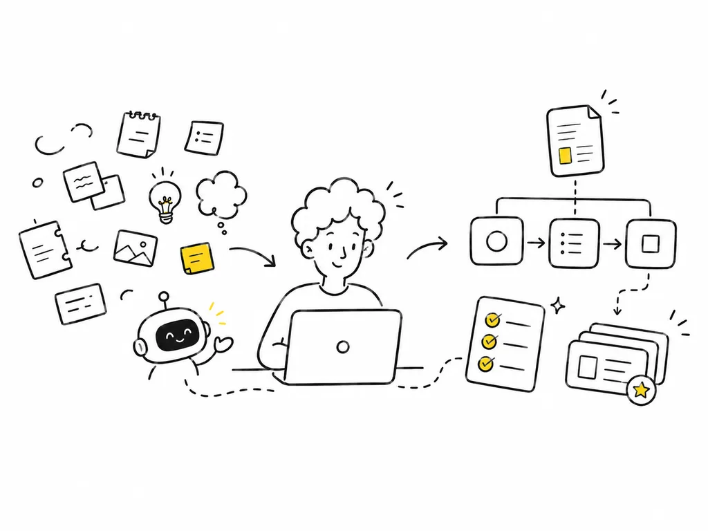 AI workflow pain points illustration